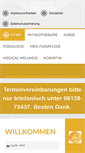 Mobile Screenshot of physio-med-aktiv.de