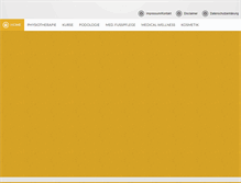 Tablet Screenshot of physio-med-aktiv.de